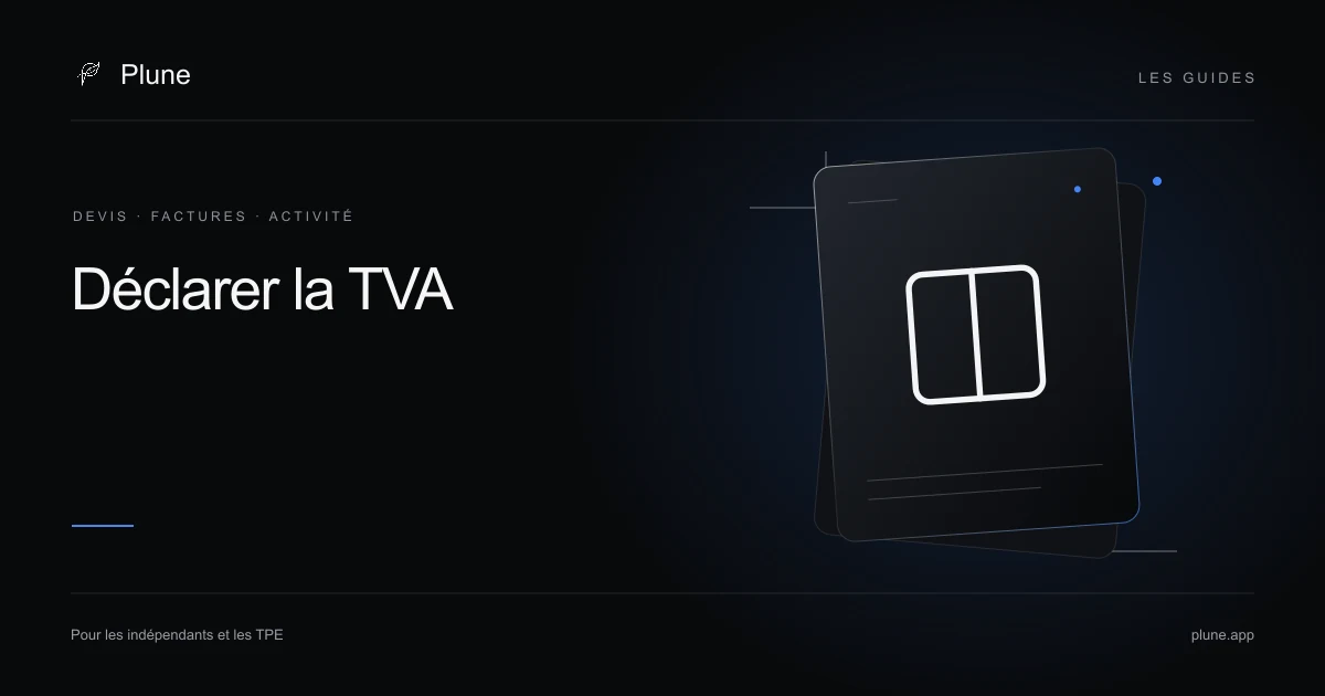 Illustration : deux déclarations de tva à comparer.