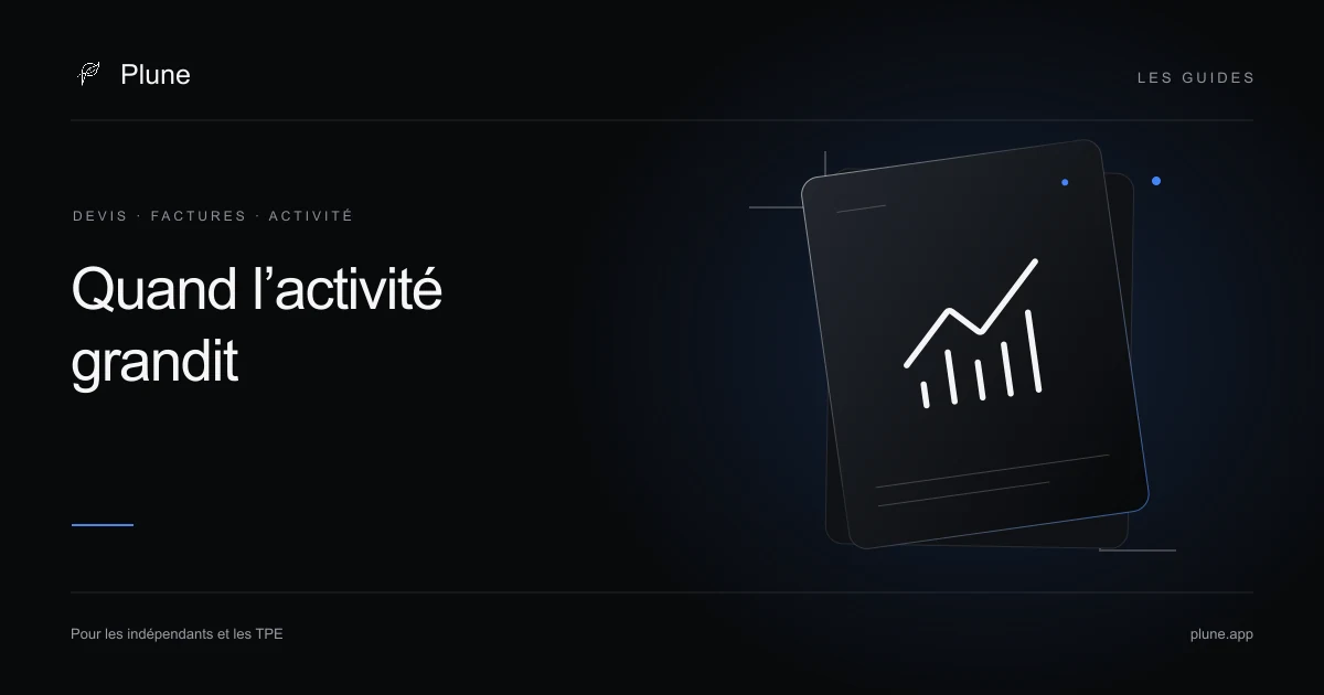 Illustration : la progression d’une activité.